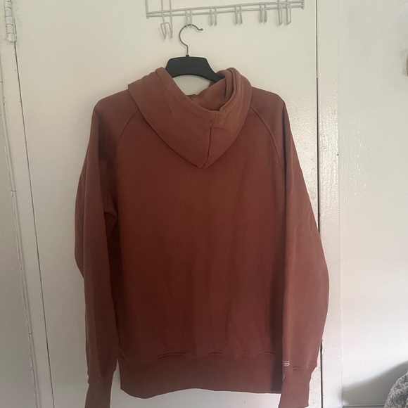 Rust Hoodie with White Graphic sweat suit - Picture 2 of 9